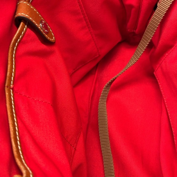 Dooney & Bourke Pebble Grain Zip Zip Satchel Shoulder Tote Bag in Purple/Brown - Picture 8 of 11